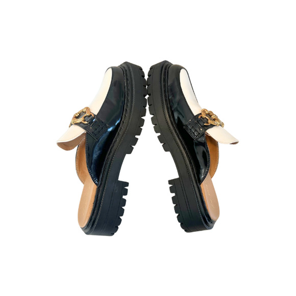 Circus NY by Sam Edelman Evangeline Mule Platform Lug Sole Black/White Size 8.5M - Picture 5 of 9